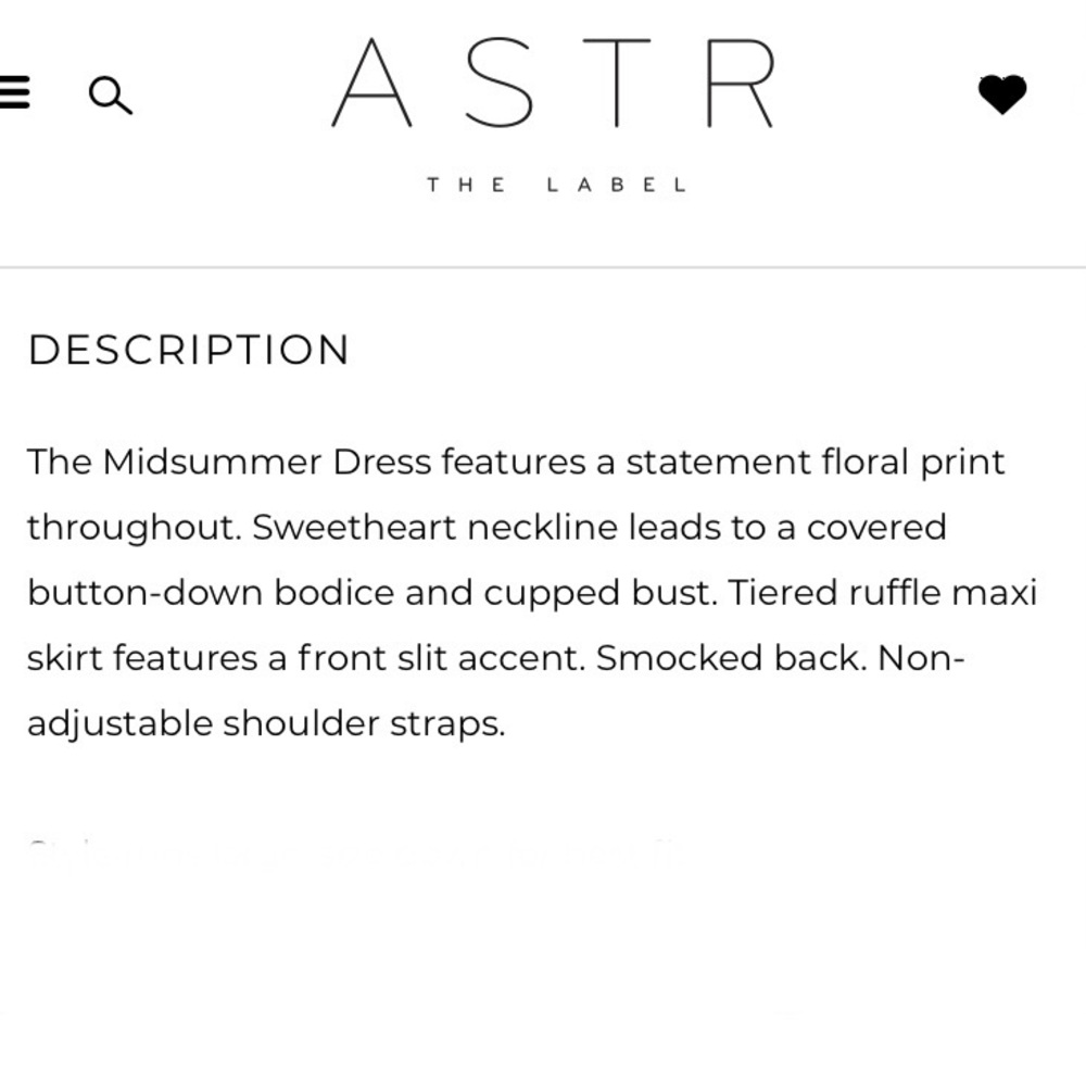 ***SOLD*** ASTR The Label Midsummer Eyelet Embroidered Tiered Dress- Sz L- NWT! - Picture 9 of 9